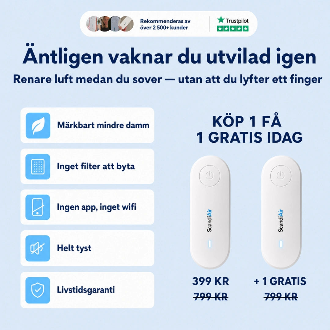 ScandiAir – Offrez à votre famille un air plus pur et une maison plus saine